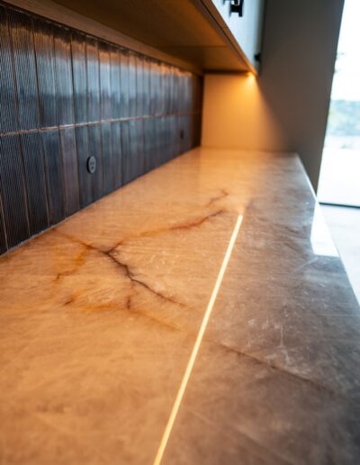 custom illuminated light marble counters